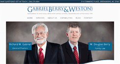Desktop Screenshot of gabrielberrywestonlaw.com